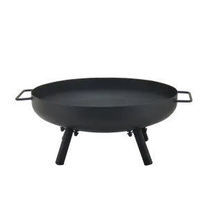 Vuurschaal op pootjes en handvat D 50 x H 22 cm