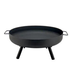 Vuurschaal op pootjes en handvat D 60 x H 25 cm